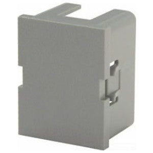 Ortronics 42100002-78 | TracJack Blank Insert Module, Wiremold Grey, 10 Pack