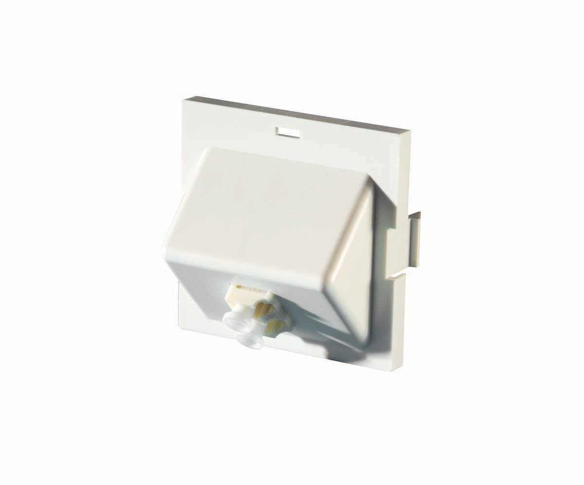 Legrand - Ortronics 60900344 | 1 Port LC Duplex Insert 2U mm for Series II Faceplates Fog White Housing