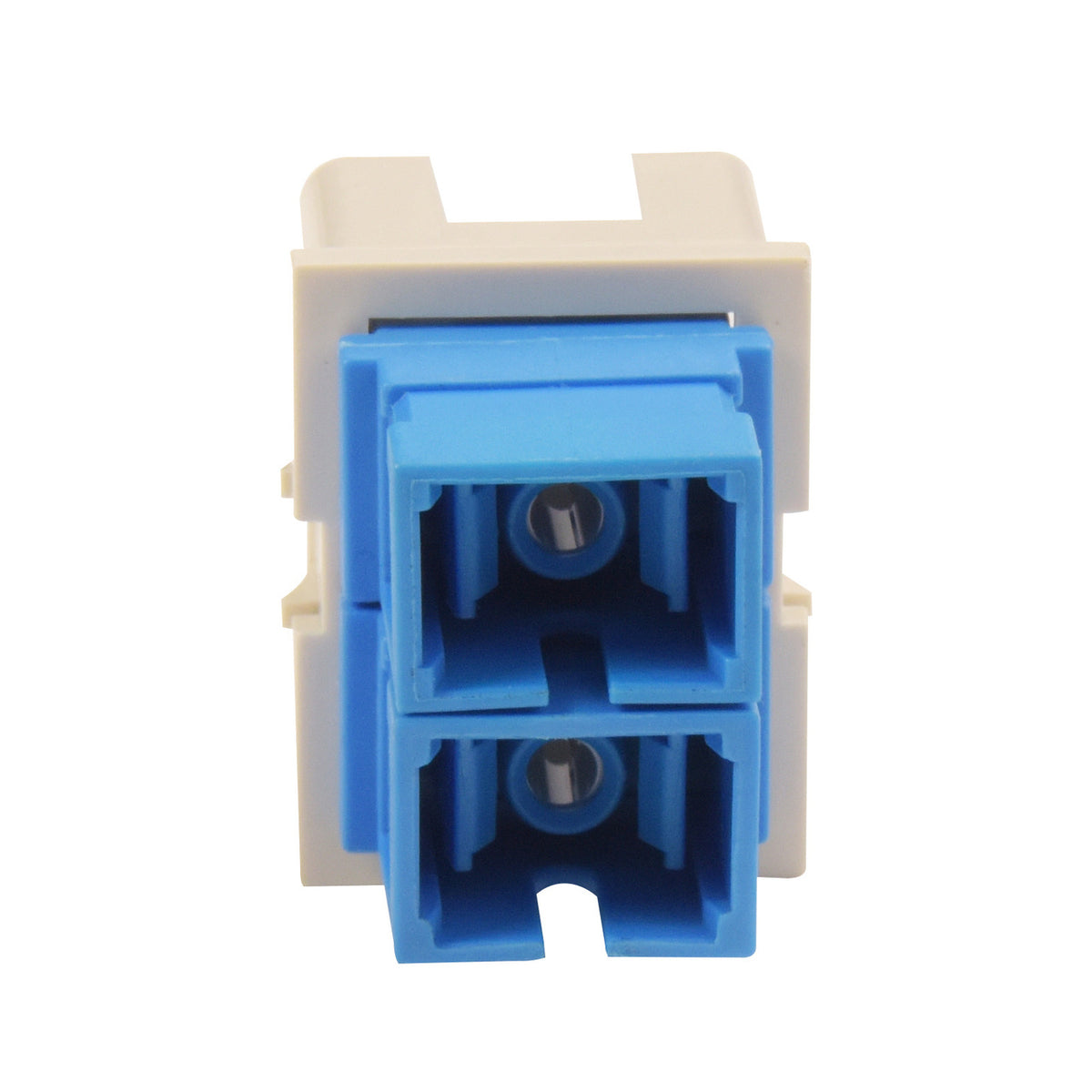 Legrand - Ortronics 63700067 | TracJack, Module, Singlemode, SC Duplex, Flangless, 2-Port, Blue/Fog White