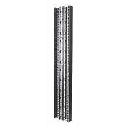Ortronics DVMS806 | Standard Vertical Cable Management Cage With Cover, 6.00 X 13.17 X 8', Double-sided
