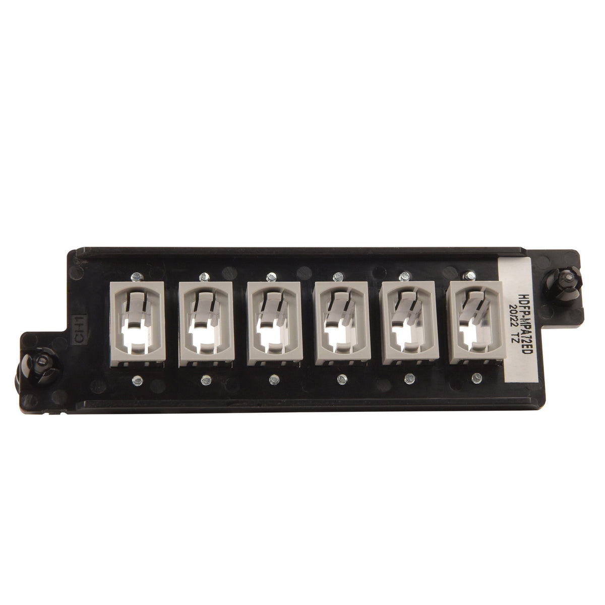 Legrand - Ortronics HDFP-MPA72ED | Infinium HDFP Mpo Adapter Panel, 6 Mpo, Gray