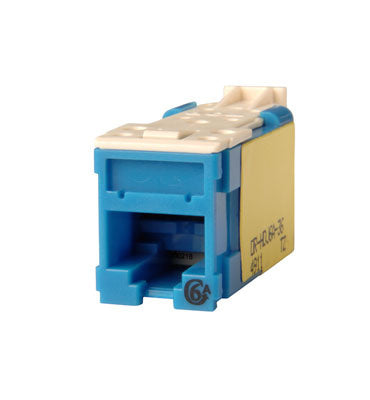 Ortronics HDJ6A-36 | Clarity High Density Jack (HDJ) CAT6A, T568A/B, Blue