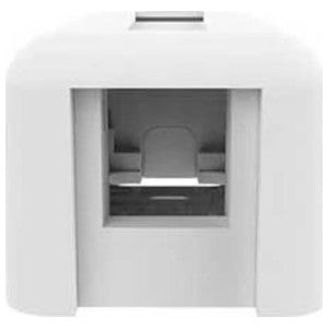 Ortronics KSSMB1-88 | TechChoice Series, Keystone Surface Mount Box, High Impact Thermoplastic, 1-Port, Cloud White, 2.5 H x 1.5 W x 1.22 D in.