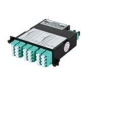 Ortronics M4LCQ24-09A1A2 | 24-Fiber OS2 M4 Cassette with 24 LC Quad Adapters to 2 MPO (M), Tier 1, Method A, Near End
