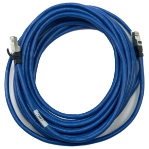 Ortronics MCS6A07-06 | Clarity Series Cat 6A, PVC, 26 AWG FTP, 4-Pair, RJ-45 to RJ-45, Modular Patch Cord with Shielded Plug 7 ft., Blue