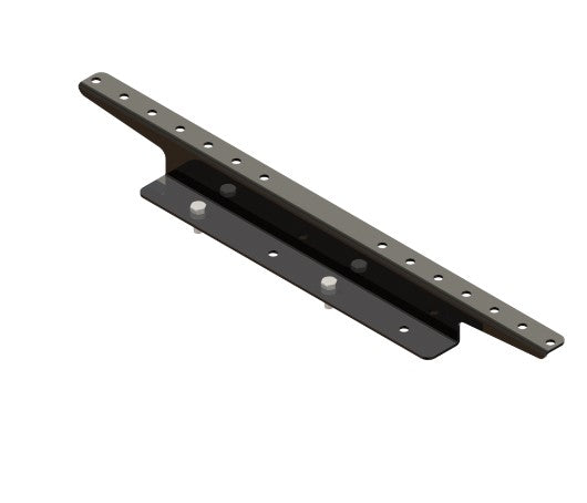 Legrand - Ortronics MM20CRB4PU-B | MM20 Cable Runway Mounting Bracket - 2 In H For The Rear Of MM20 4-Post Racks, Black