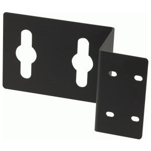 Ortronics MM20PDUMB1D2W-B | Mighty Mo 20 Series, PDU Mounting Bracket Kit, 1 Deep x 2 Wide, Rack Mount, Black, 3.48 H x 6.5 W x 2.31 D in.