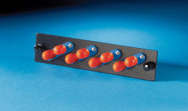 Legrand - Ortronics OFP-STD08AC | 4 St-Duplex (Eight Fibers) Single Mode Adapters With Ceramic Alignment Sleeves
