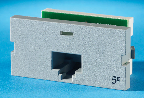 Legrand - Ortronics S215E00-78 | Series Ii, One-Port Clarity 5E, T568A/B, 180 Degree, Wiremold Gray