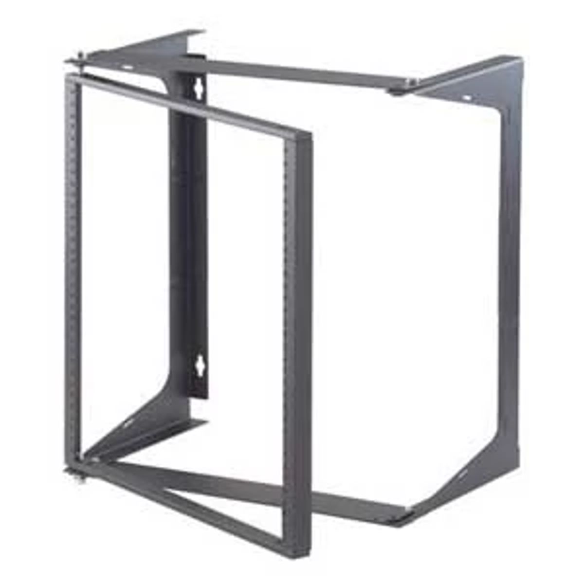 Legrand - Ortronics 19-48-T25DB | Swing-EZ Wall-Mount Rack, Steel, Black, 26 RU, 48 H x 19.75 W x 25 in. D