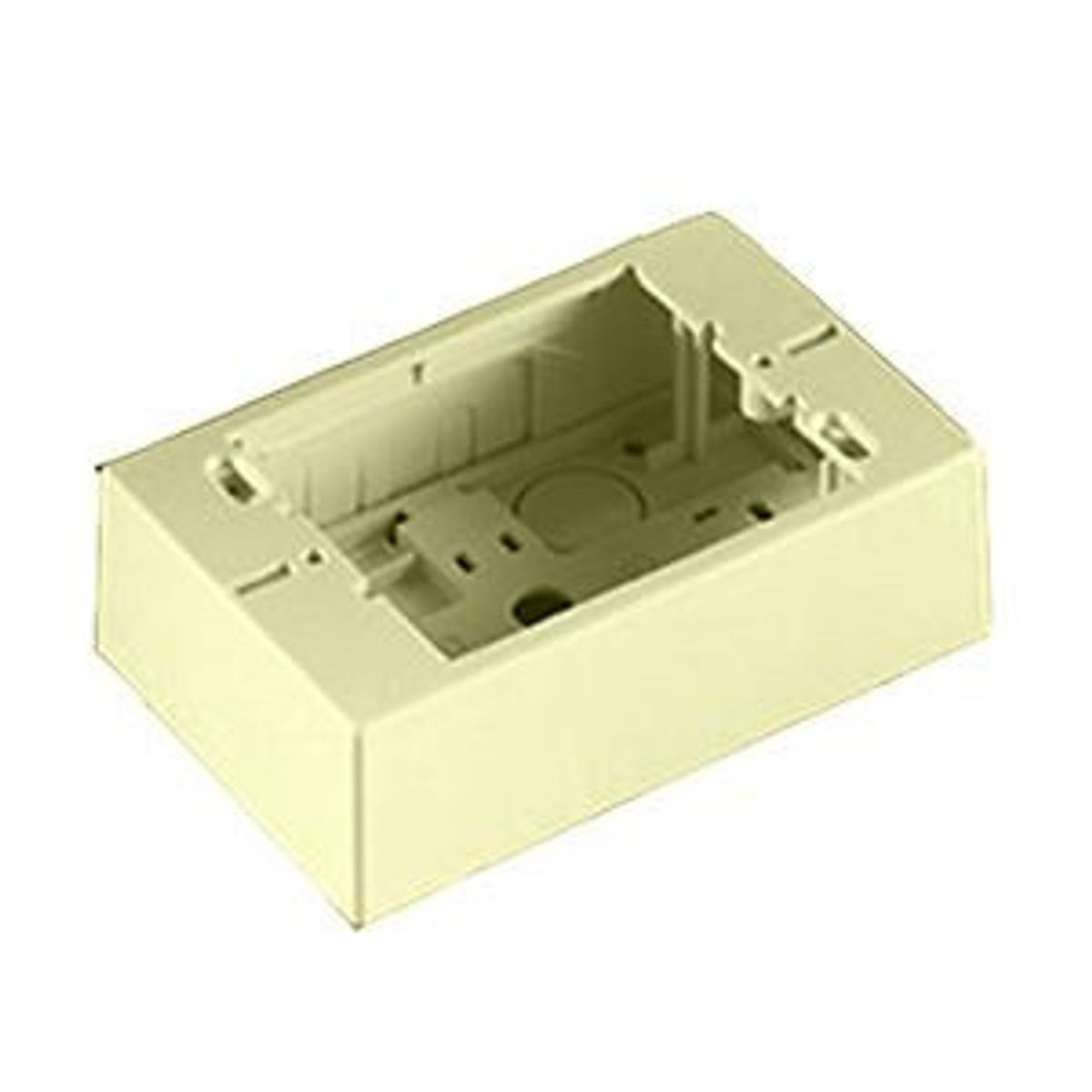 Legrand - Ortronics 40300061 | Surface Mount Box, Single Gang, Low Profile, 1.5" deep