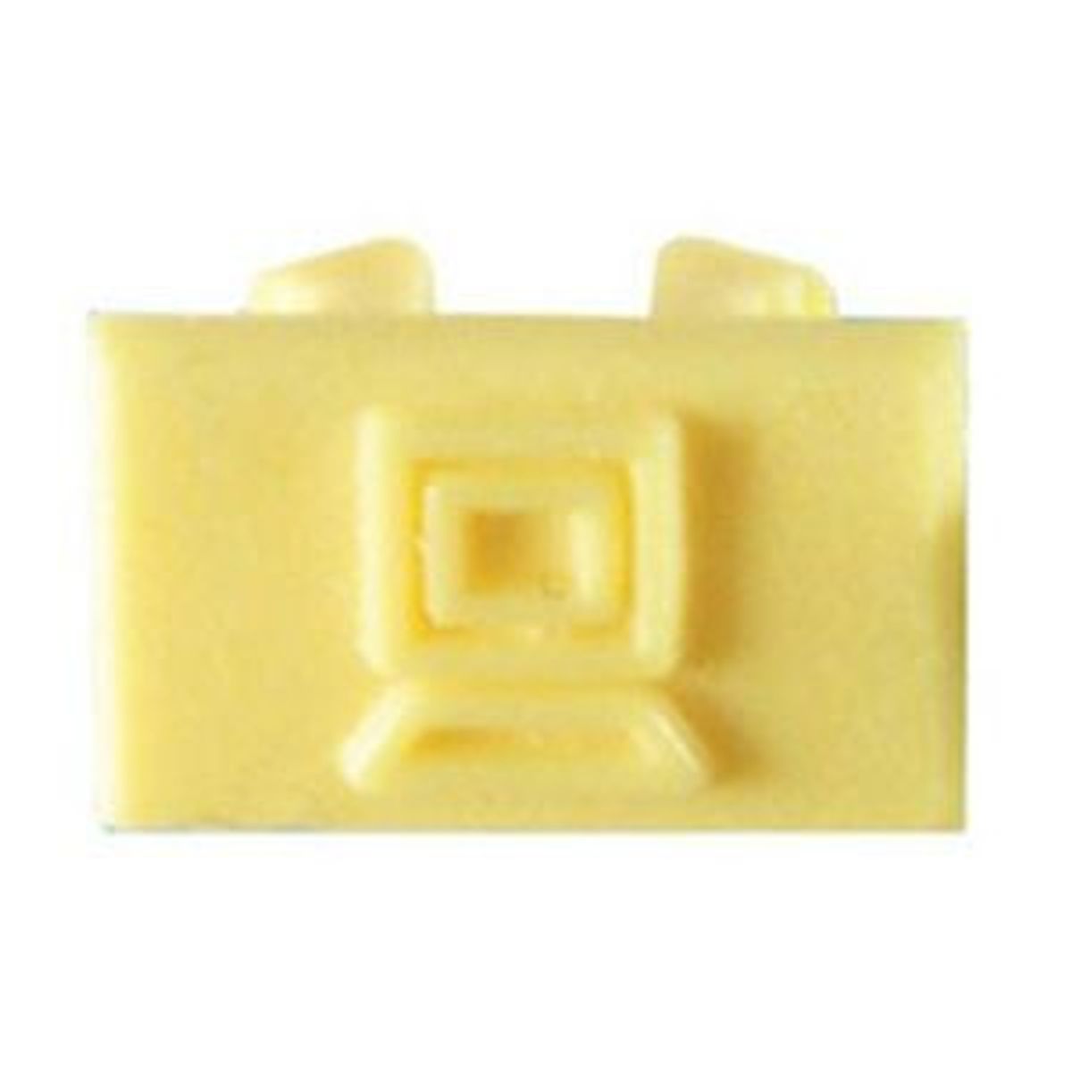 Legrand - Ortronics 40324200 | Colored Snap-In Data Icon, Yellow