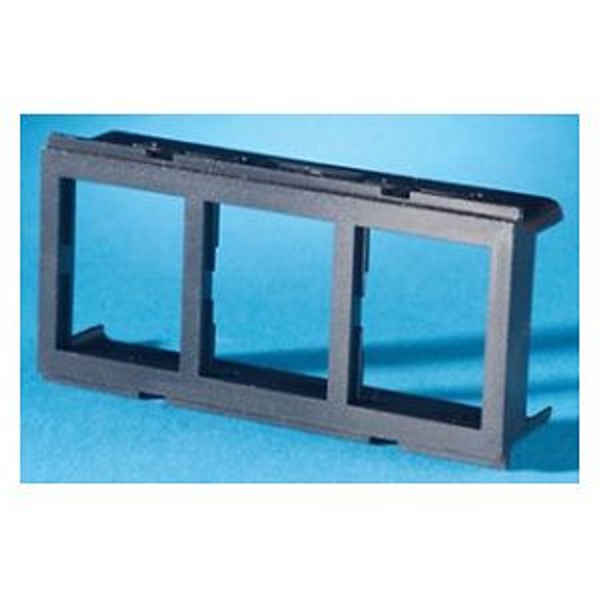 Legrand - Ortronics 42100009-00 | TracJack Furniture Adapter Plate - Front Load, Black