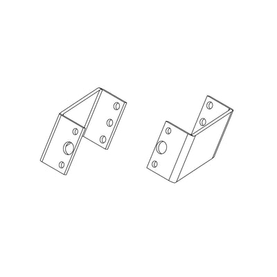 Legrand - Ortronics 60400968 | OptiMo, Angled Stand-Off Bracket Kit, Rail Mounting