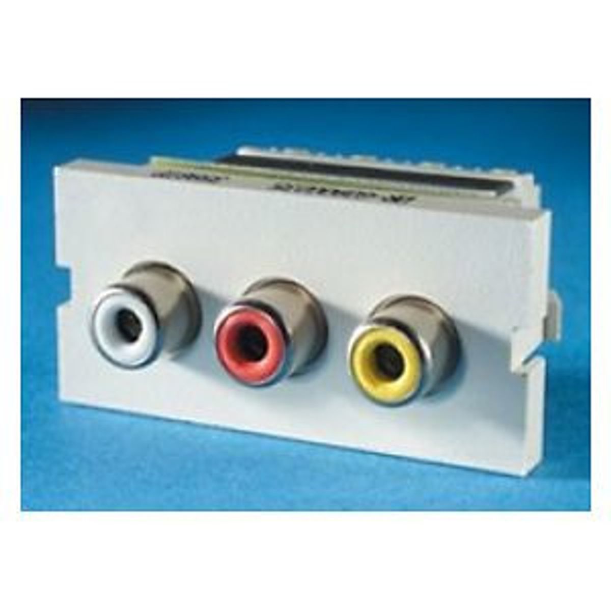 Legrand - Ortronics 60900235 | Series II 3-Phono Jacks/RCA (110 IDC) Module