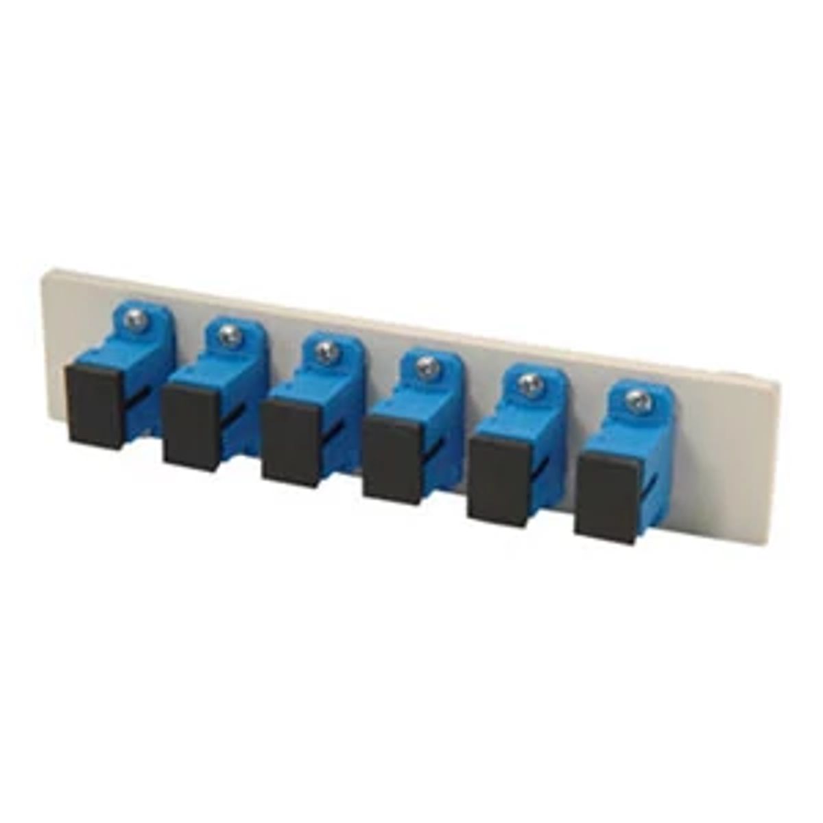 Legrand - Ortronics 62100047 | Bottom Adapter Plate, Ceramic Sleeve, Singlemode, SC Connector, 6-Fiber, Blue