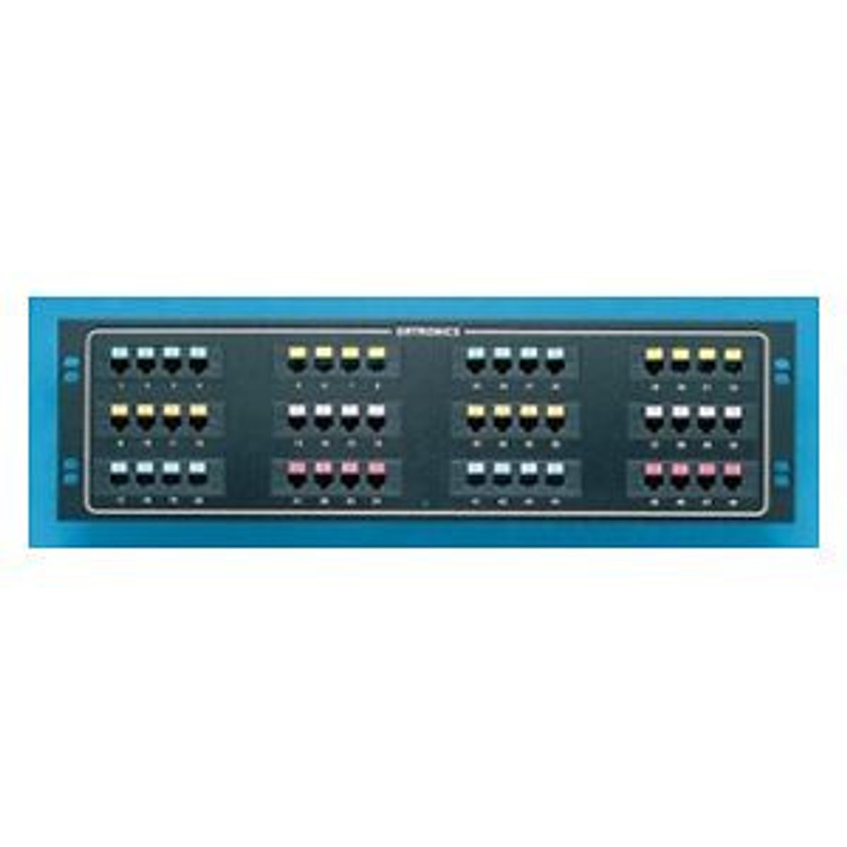 Legrand - Ortronics 808004940 | Telco Patch Panel, 48-Port, 3 RU, Black