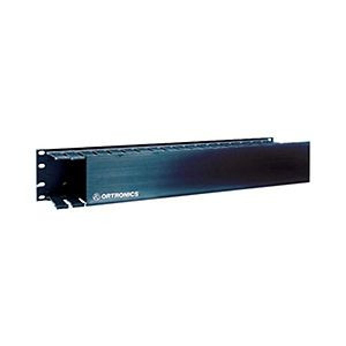 Legrand - Ortronics 808044549 | Finger Duct Cable Management Panel with Closed Cover, 2RU, Black, 3.5 H x 19 W x 3 in. D