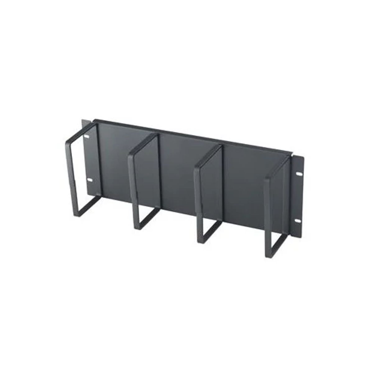 Legrand - Ortronics FCM-19-4XL | Interbay Cable Ring Organizer, Horizontal, Single-Sided, 4RU, Black, 7 H x 20.19 W x 7 in. D