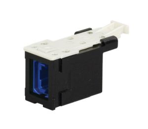 Legrand - Ortronics HDFM-FMTZNA-00 | Hd Fiber Module For HDJ Panel Mtp Adapter Gray, Bk Housing Or-Hdfm-Fmtzna-00