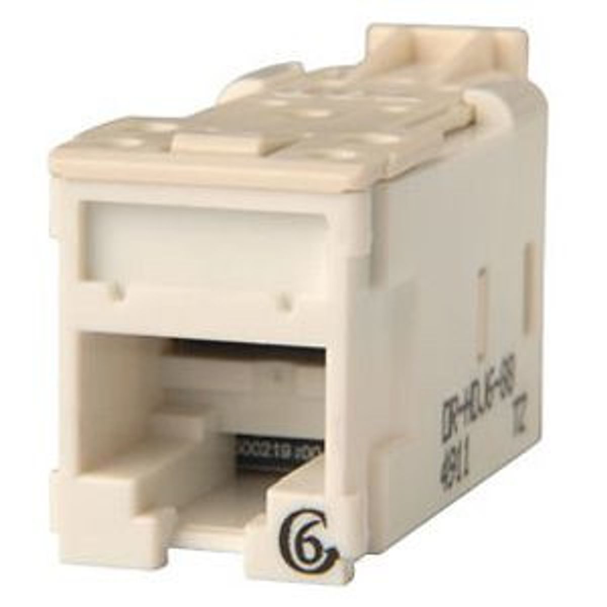 Legrand - Ortronics HDJ6-88 | Clarity Cat 6 High Density Jack T568A/B, White
