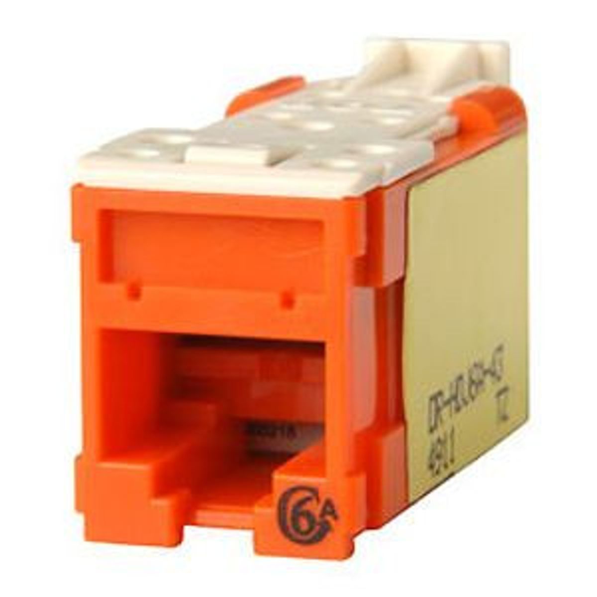 Legrand - Ortronics HDJ6A-43 | Clarity Cat 6a High Density Jack T568A/B, Orange