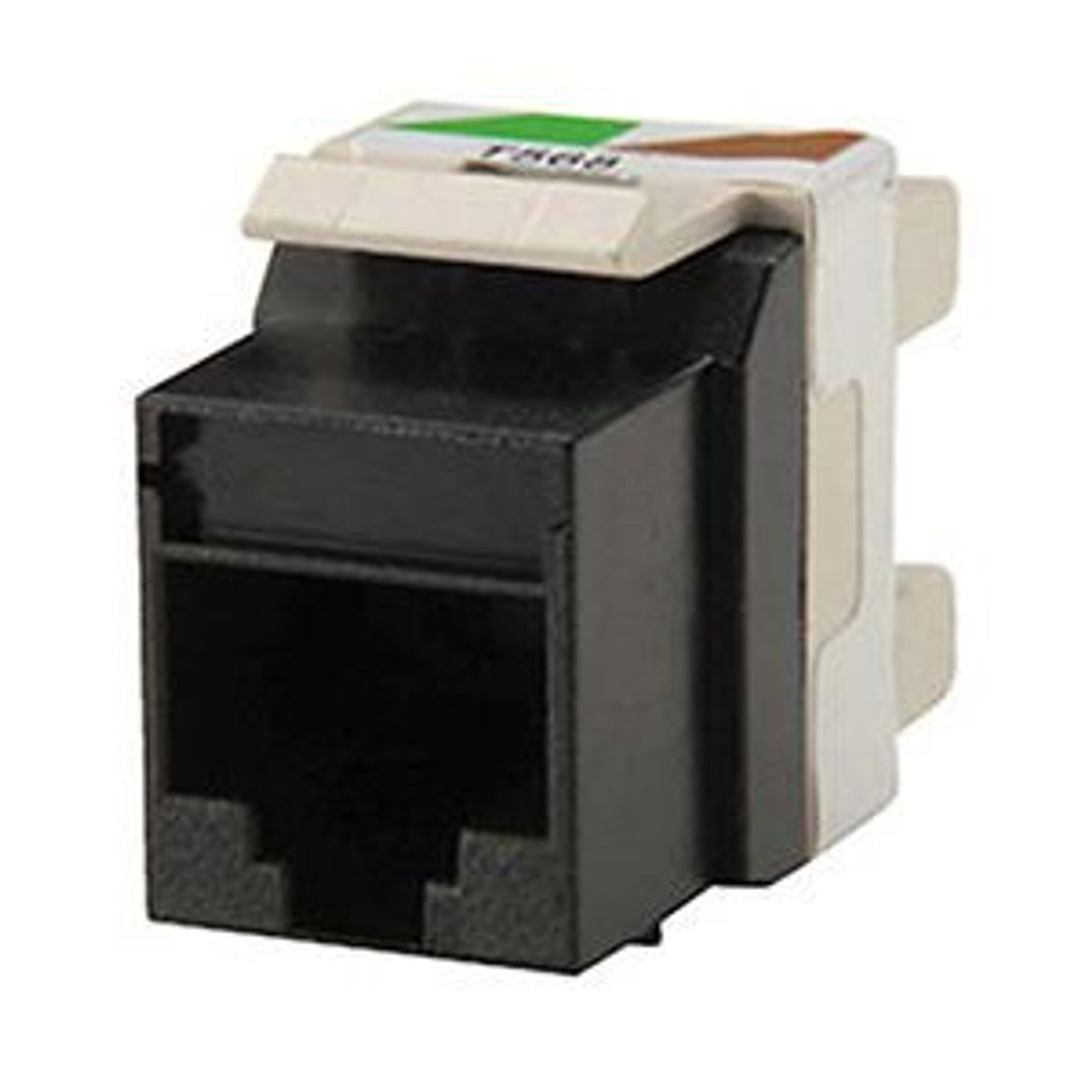 Legrand - Ortronics KS6A-00 | TechChoice Cat 6 Keystone Jack, Black
