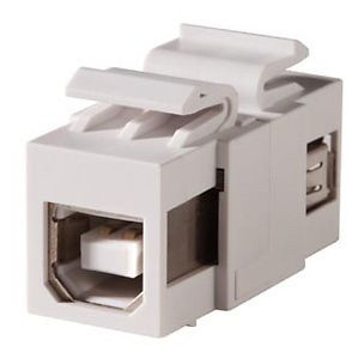 Legrand - Ortronics KSUSBAB | TechChoice USB Type A - B, Keystone, Feed-Thru Module