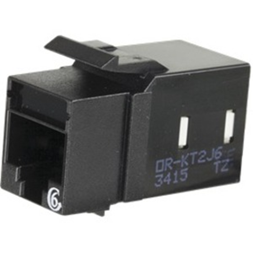 Legrand - Ortronics KT2J6-00 | TechChoice Keystone Cat 6 Jack, Black