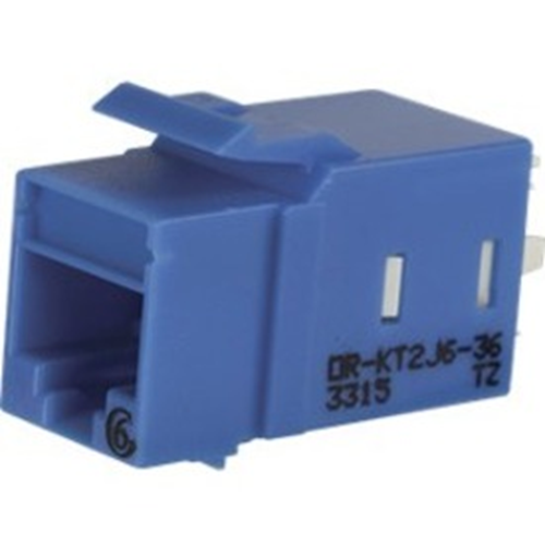 Legrand - Ortronics KT2J6-36 | TechChoice Keystone Cat 6 Jack, Blue