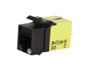 Legrand - Ortronics KT2J6A-00 | TechChoice Keystone Cat 6a Jack, Black