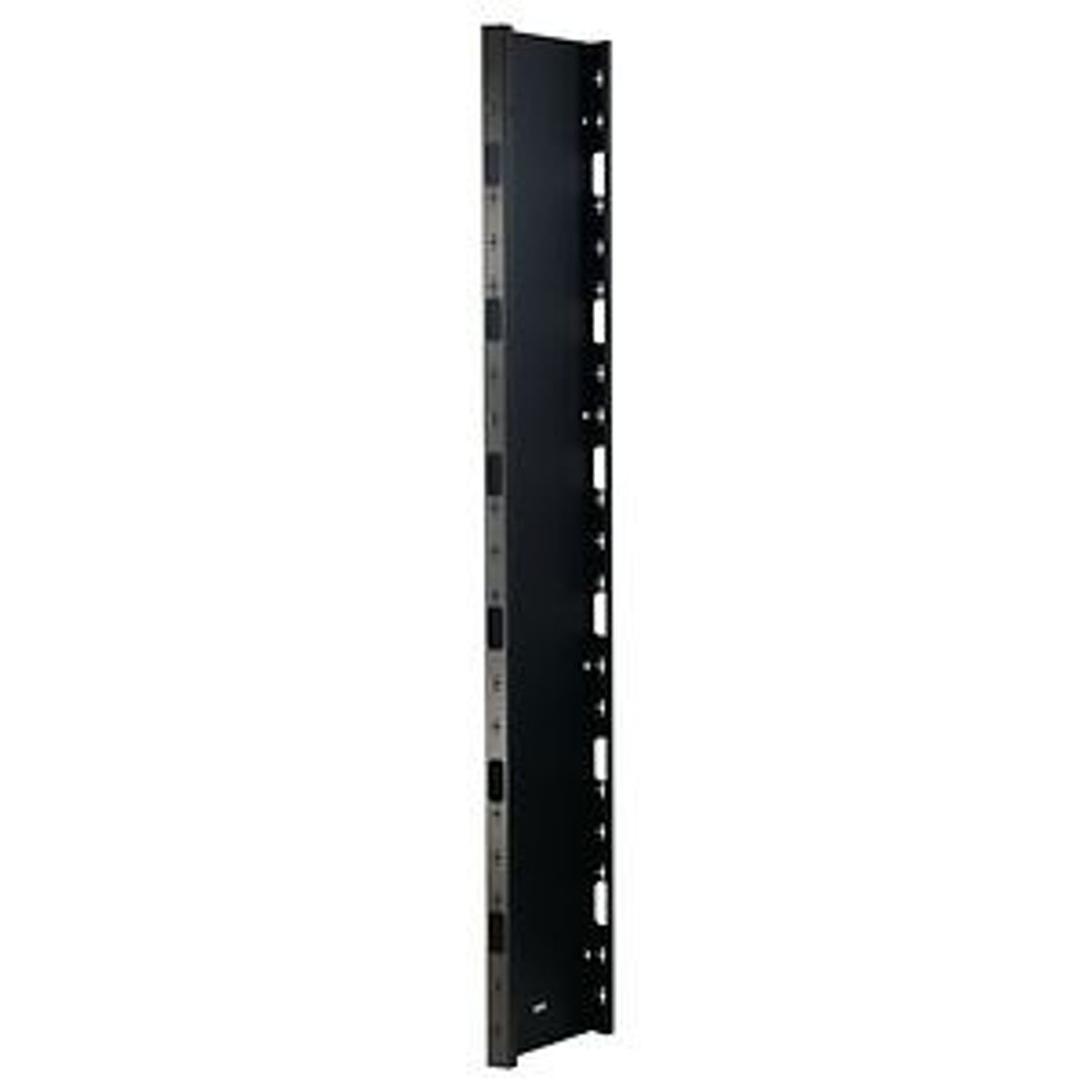 Legrand - Ortronics MM20EPN736-B | Mighty MO 20 Narrow End Panel, Black, MM20736ADJ 4-Post Racks