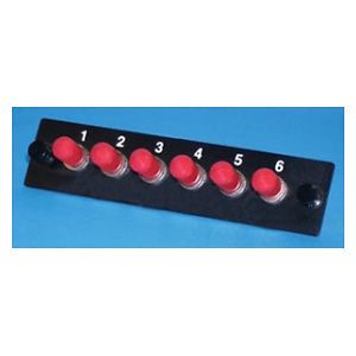 Legrand - Ortronics OFP-STS06NC | OptiMo OFP Adapter Panel, ST Singlemode, 6-Fiber
