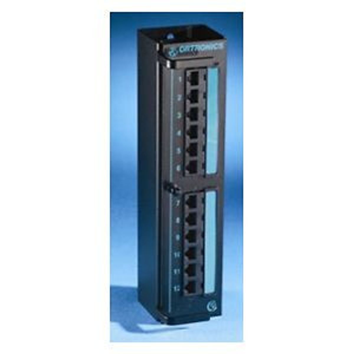 Legrand - Ortronics PMP5E12H | Clarity Cat 5e Mini Patch Panel, Hinged Mounting