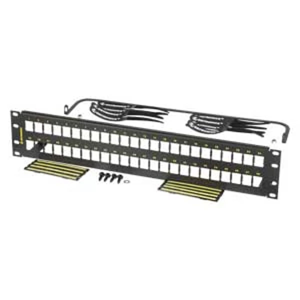 Legrand - Ortronics PSDHJU48 | HDJ Series Unloaded Flat Patch Panel