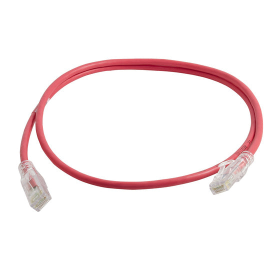 Legrand - Ortronics RDC61015-02 | Rdc610 Modular Patch Cord, Red, 15’, Reduced Diameter, 28 Awg, Cat6A Channel Four-Pair Utp Stranded Pvc/Cm
