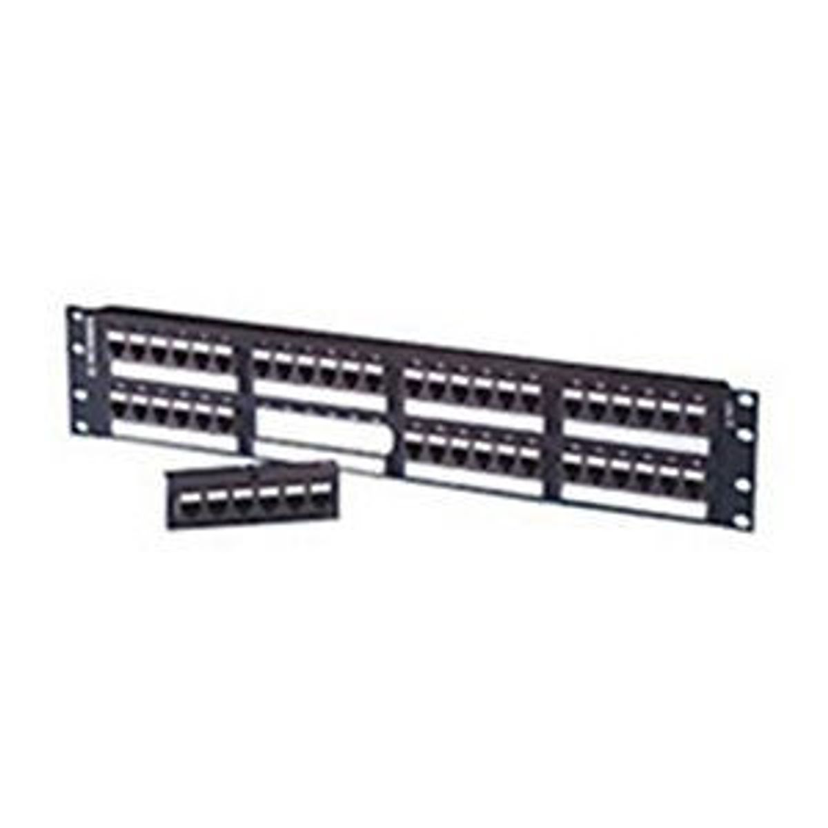 Legrand - Ortronics SP5EU48 | TechChoice Cat 5e Patch Panel, 48-Port, 2 RU