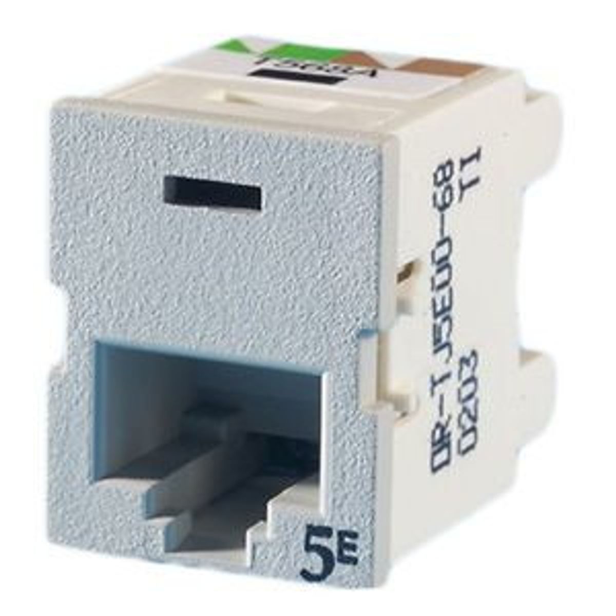 Legrand - Ortronics TJ5E00-68 | Clarity TracJack Cat 5e Jack, Light Grey