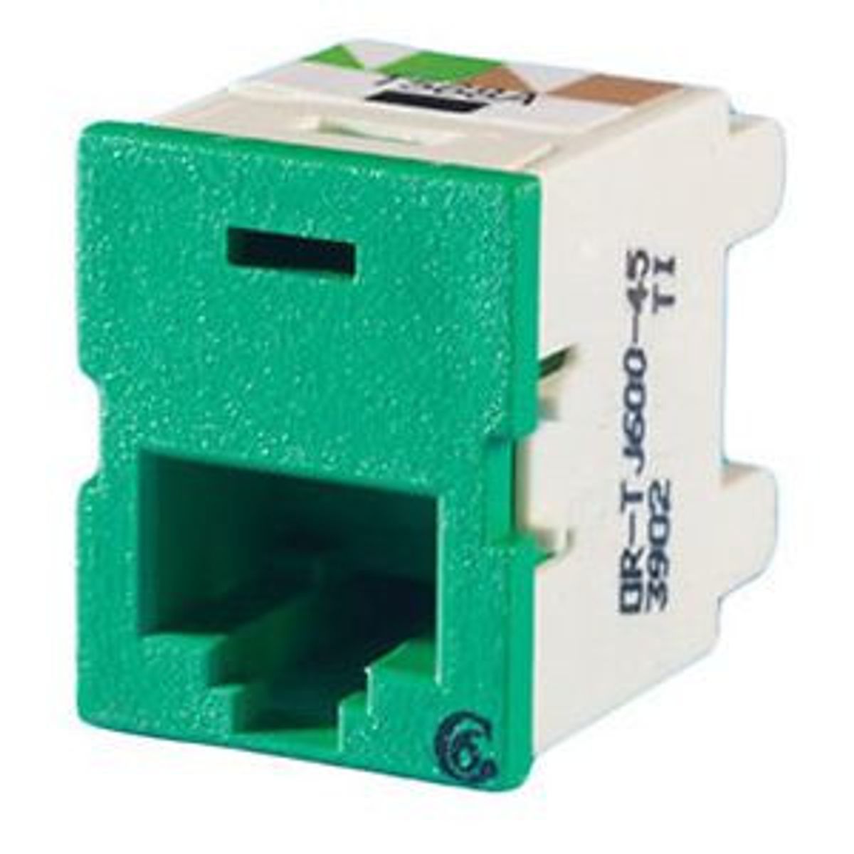 Legrand - Ortronics TJ600-45 | Clarity TracJack Category 6 Jack, Dark Green