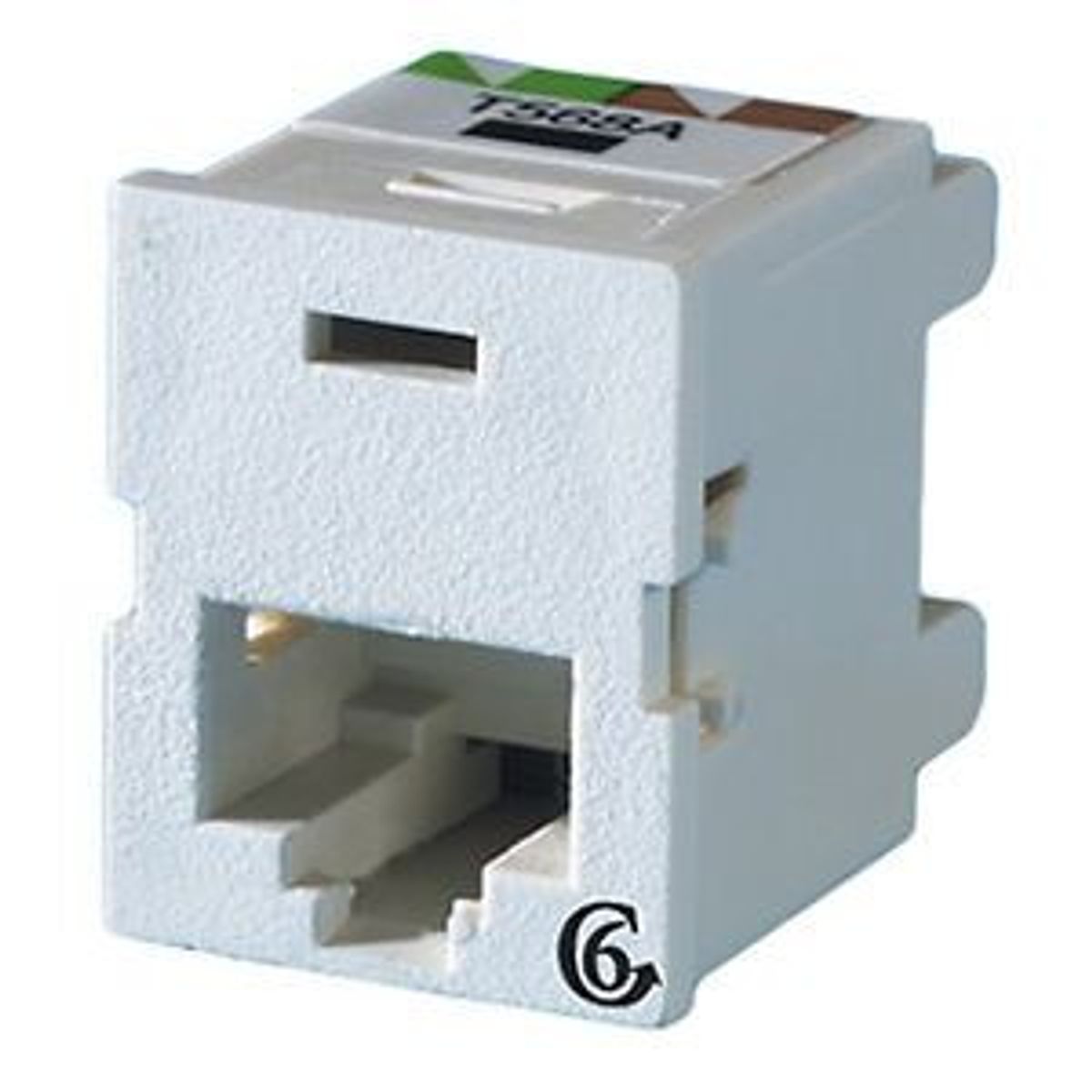 Legrand - Ortronics TJ600 | Clarity TracJack Category 6 Jack, Fog White