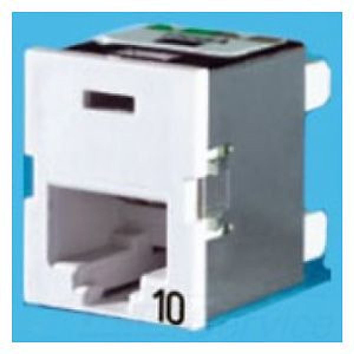 Legrand - Ortronics TJ610 | Clarity TracJack 10G Cat 6 Jack, Fog White