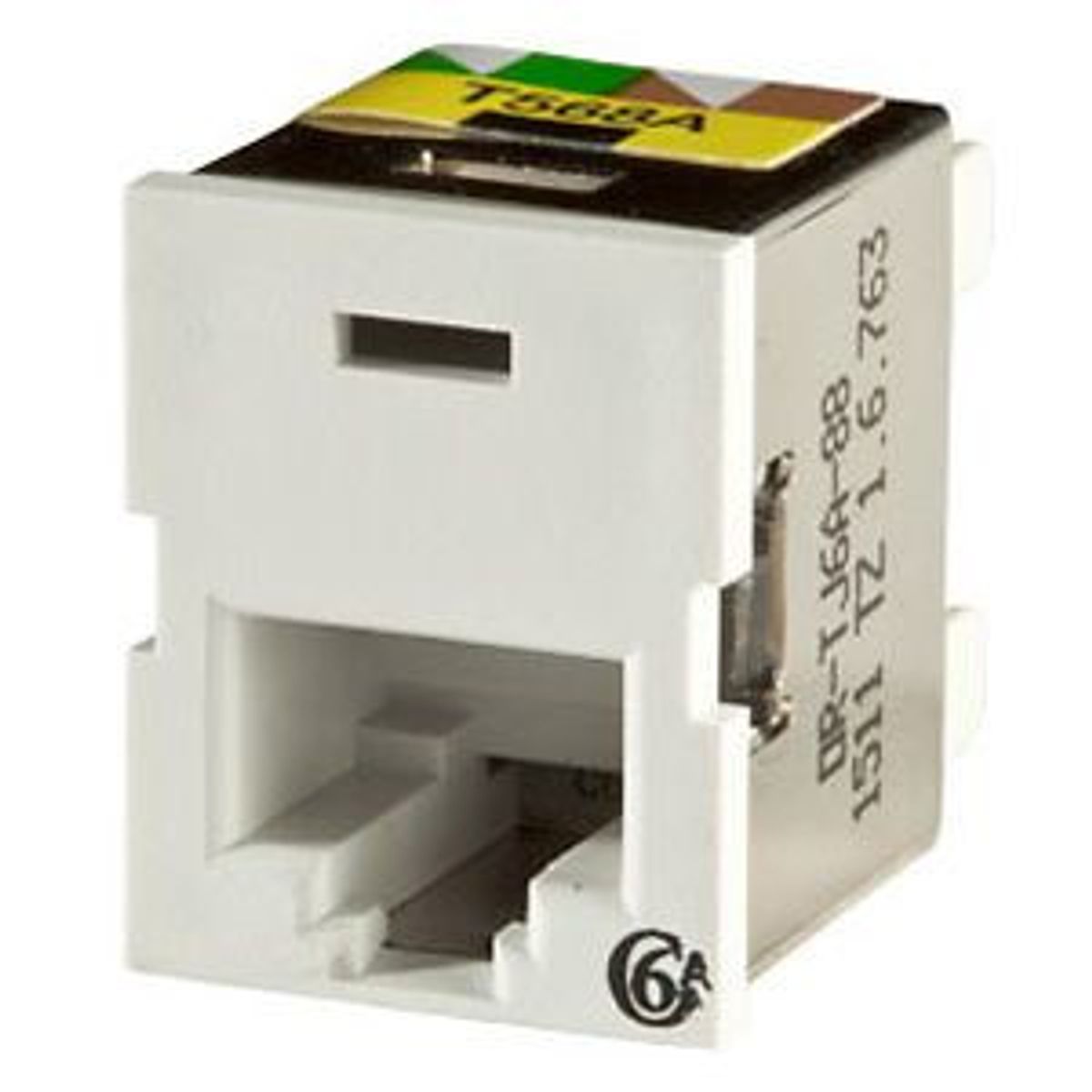 Legrand - Ortronics TJ6A-88 | Clarity TracJack Cat 6a Jack, White