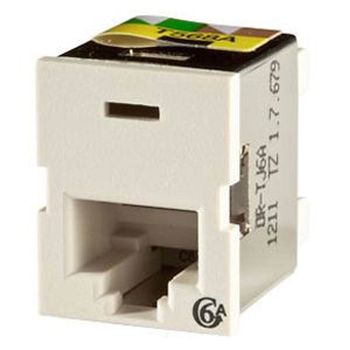 Legrand - Ortronics TJ6A | Clarity TracJack Cat 6a Jack, Fog White