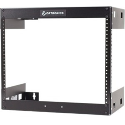 Legrand - Ortronics WMRF-8-18 | Wall Mount Rack, Network Rack, Wall, 8 RU, 17.75 in. H, 19.78 in. W, 18 in. D, Black