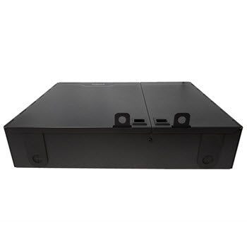 Legrand - Ortronics WQS-04P | Q-Series, 4 Panel, Standard Density, Wall Mount Fiber Enclosure, Black