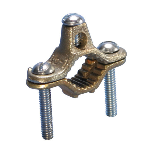 Erico CWP1JSH - GROUNDING - CLAMP, 1/2-1IN PIPE, BRZ