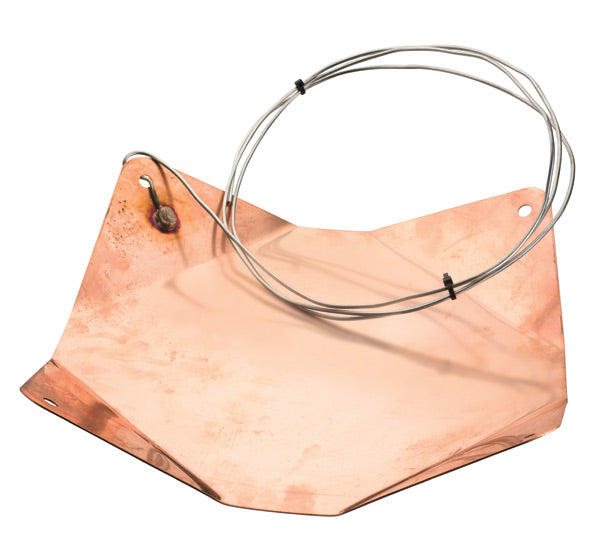 Erico GPECEHX1T - GROUNDING - Copper Ground Plate with Bent Corners