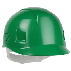 PIP 280-HP940-04 | Bump Cap with 4-Point Plastic Suspension and Pin-Lock Adjustable Back, Dark Green