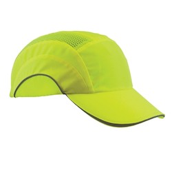 PIP 282-ABR170-LY | HardCap A1+ Hi-Vis Baseball Style Bump Cap with HDPE Protective Liner and Adjustable Back, Hi-Vis Yellow