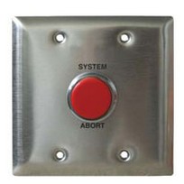 Potter Electric Signal - Usa 3001000 | Elec Keyswches - Abort-R Abort Switch Red